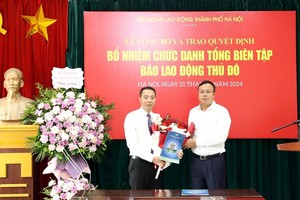 Nhà báo Nguyễn Văn Bình làm Tổng Biên tập Báo Lao động Thủ đô