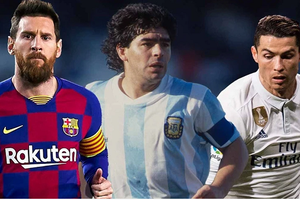 10 cầu thủ vĩ đại nhất lịch sử bóng đá: Messi xếp thứ 3