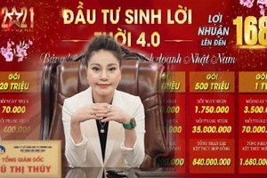 Chủ tịch Cty Nhật Nam Vũ Thị Thúy “biến hóa” vốn theo mô hình “Ponzi“?