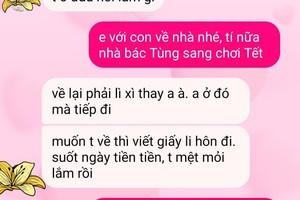 Lì xì ngày Tết: “Vợ tôi đòi ly hôn vì thỏa thuận lì xì”