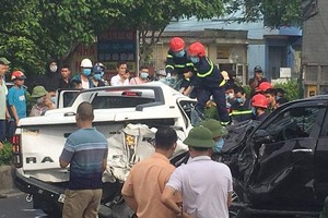 Tai nạn liên hoàn trên Quốc lộ 1A, một người tử vong tại chỗ