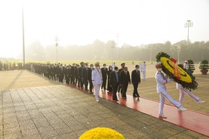 Lãnh đạo Đảng, Nhà nước vào Lăng viếng Chủ tịch Hồ Chí Minh