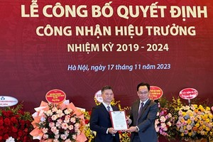 Tân Hiệu trưởng Trường Đại học Xây dựng Hà Nội là ai?