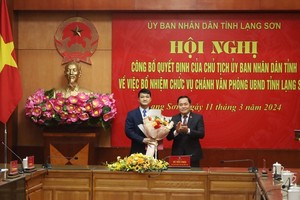 Bổ nhiệm, luân chuyển loạt lãnh đạo ở Lạng Sơn