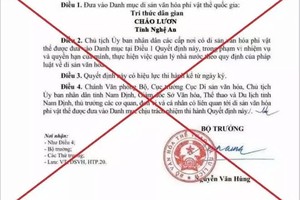 Thông tin Cháo lươn Nghệ An vào danh mục di sản văn hóa phi vật thể là sai sự thật