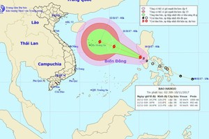 Khẩn trương ứng phó bão số 13 có thể mạnh tới cấp 12