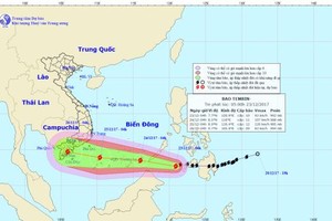 Lên phương án di dời gần 1 triệu dân đối phó bão số 16