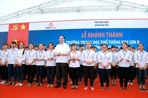 Những kỉ niệm của Chủ tịch nước Trần Đại Quang với trường THPT Kim Sơn B