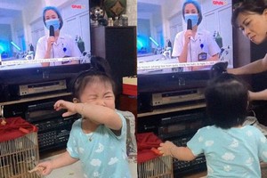 Thấy mẹ trên TV, bé gái bật khóc và hình ảnh đẹp của bác sĩ trong tâm dịch Bắc Giang