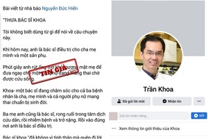 Tin giả “Bác sĩ Khoa”: Dấu hiệu “ổ nhóm” lừa đảo chiếm đoạt tài sản?