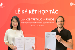 Nhà xuất bản Tri thức và Fonos trở thành đối tác chiến lược