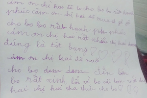 Bé trai tiểu học viết thư xin lỗi chị gái khiến cộng đồng mạng xuýt xoa
