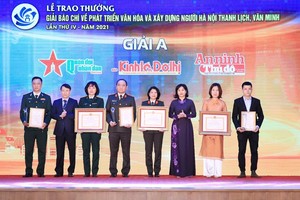 Giải báo chí về Phát triển văn hóa và xây dựng người Hà Nội thanh lịch, văn minh