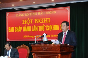 Bí thư Tỉnh ủy Hải Dương: “Không vì lợi ích cá nhân làm ảnh hưởng công việc chung”