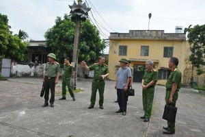 Công an Hải Dương thường trực 100% quân số chống bão số 3 Yagi 