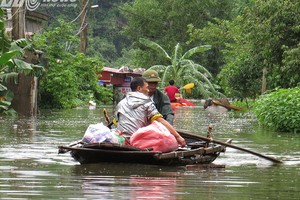 Tận thấy cảnh tượng hãi hùng nơi xã đảo bị nhấn chìm