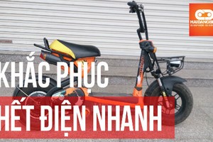 Mẹo khắc phục hiện tượng hết điện nhanh ở xe điện