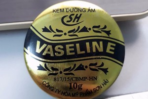 Xài Vaseline SH không “date” của HMP Sơn Hải... hại da thế nào?