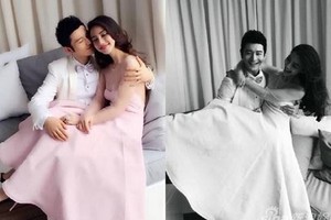 Ngắm ảnh cưới tuyệt đẹp của Angelababy và Huỳnh Hiểu Minh