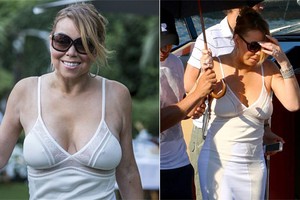 Mariah Carey không giấu được vẻ già nua, xập xệ