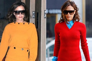 Victoria Beckham tự tin khoe sắc mặc scandal của chồng