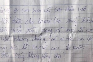 Thông tin mới vụ học sinh tự tử sau khi lên xã “làm việc”