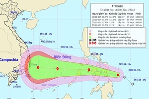 Bão số 9 gây nguy hiểm thế nào cho miền Trung?