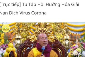 Đã xử lý trụ trì chùa Ba Vàng vì tổ chức “hóa giải” virus Corona