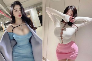 Body tuyệt mỹ, hot girl xinh đẹp mặc gì cũng gợi cảm mê người