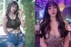 Đỏ mặt hot girl xinh đẹp, đa tài mặc thiếu vải khoe dáng nuột