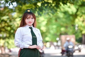 Mê mệt nhan sắc nữ sinh trường Quân đội