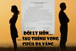 Vụ “vong báo oán” chùa Ba Vàng: Đòi ly hôn sau màn thỉnh vong