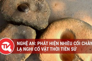 Nghệ An: Phát hiện nhiều cối chày đá lạ nghi cổ vật thời tiền sử