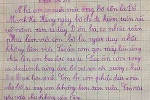 Tranh cãi bài văn tả “nhà em có nuôi một ông bố lười” 