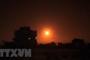 Israel tiến hành không kích các mục tiêu tại Syria và Gaza