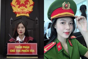 Diện trang phục này, “hot girl toà án” lại gây sốt mạng