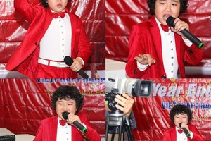 Hình ảnh siêu dễ thương của Đôrêmon tóc xù The voice kids