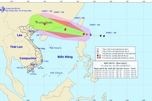 Thời tiết hôm nay (22/8): Bão Hato mạnh cấp 10 gần Biển Đông