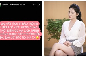 Hoa hậu Kỳ Duyên lên tiếng khi bị tố vô trách nhiệm 