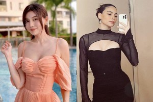 Cao Thái Hà tâm trạng, Hồ Ngọc Hà khoe dáng "mẹ 3 con"