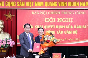 Ông Đặng Văn Dũng làm Phó Trưởng Ban Nội chính Trung ương