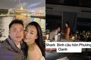 Rộ clip Phương Oanh được Shark Bình quỳ gối cầu hôn