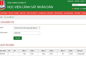 Điểm chuẩn 2018: Nữ sinh Sơn La trở thành thủ khoa HV Cảnh sát 