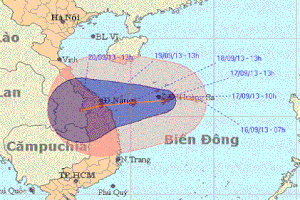 Tin mới nhất về cơn bão số 8 gần bờ