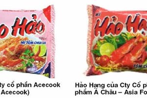 Mỳ Hảo Hảo và cuộc chiến nhãn hiệu với mỳ Hảo Hạng