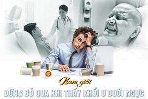 Nam giới đừng bỏ qua khi thấy khối u dưới ngực