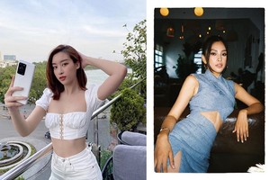 “Đọ” vẻ sexy của các nàng hậu Việt khi diện áo crotop khoe eo