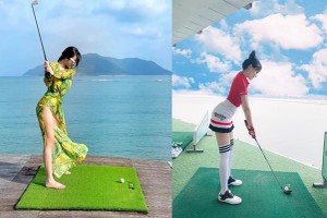 Dàn mỹ nhân Việt gây nhức mắt với thời trang chơi golf cực sexy