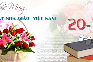 Lời chúc 20/11 hay nhất dành tặng thầy cô