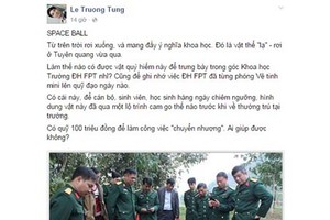 Chủ tịch HĐQT đại học FPT muốn mua vật thể lạ rơi ở Tuyên Quang